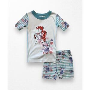 🌀Reduced!🌀Hanna Andersson x Disney Ariel Organic Shortie PJ's, Size 5